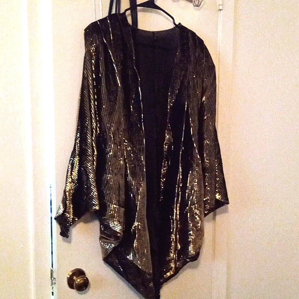 Gold and black jacket